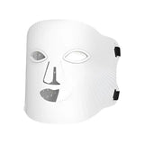 Plain white competitor LED face mask shown for comparison against the Equinox Pro mask