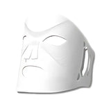 Angled white competitor LED face mask shown for comparison against the Equinox Pro mask