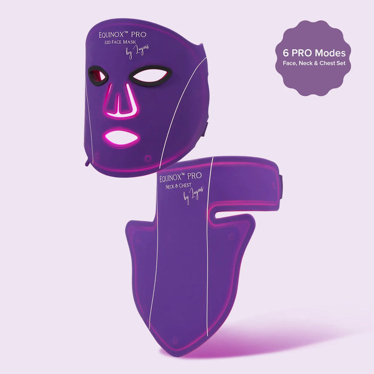 Equinox Pro Face, neck and chest LED mask for full face, décolletage and neck skin rejuvenation